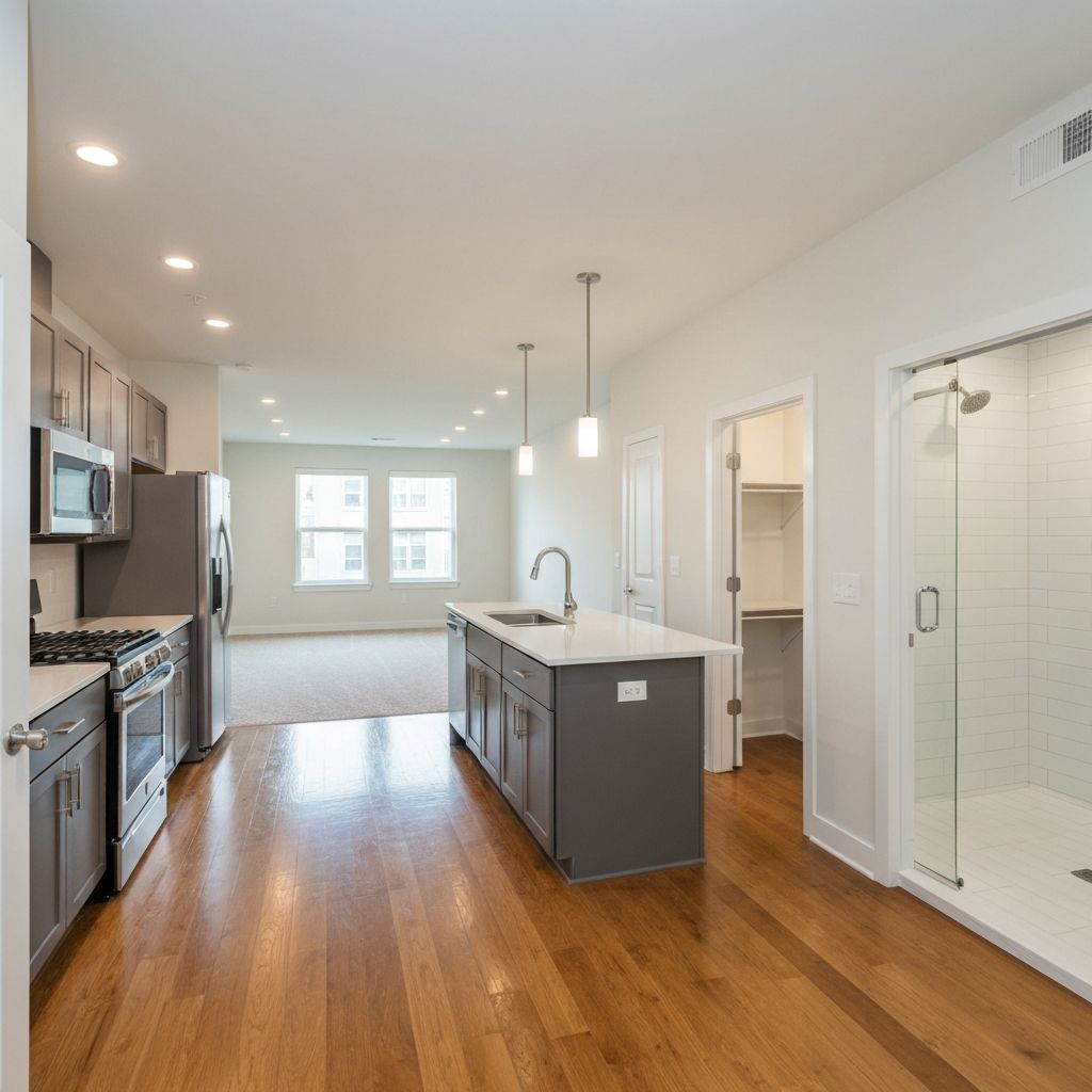 Clean apartment unit ready for move-in